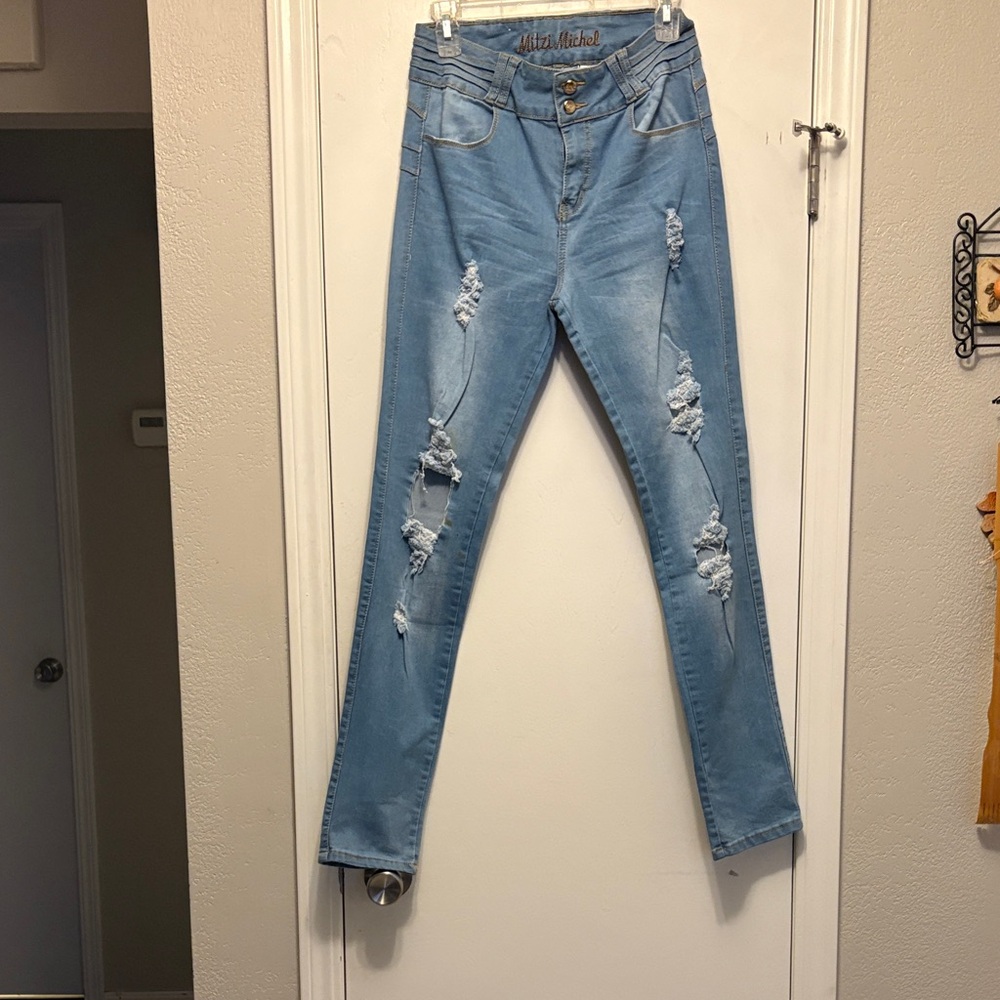 Michele Light Blue Skinny Jeans